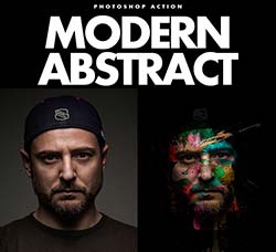 PS动作－人体彩绘艺术：Modern Abstract Actions